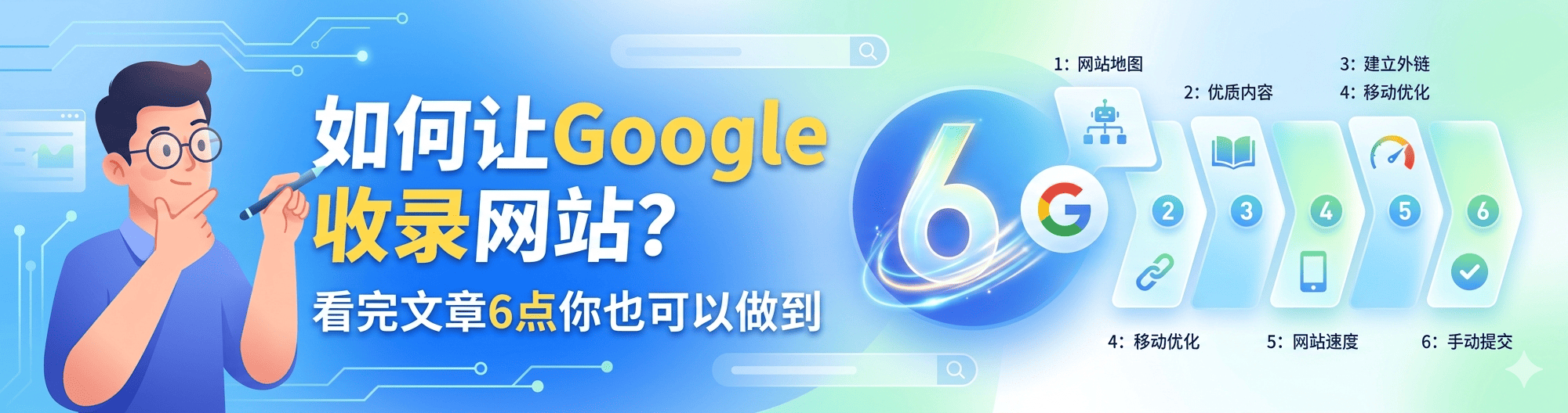 如何让Google收录网站？看完文章6点你也可以做到